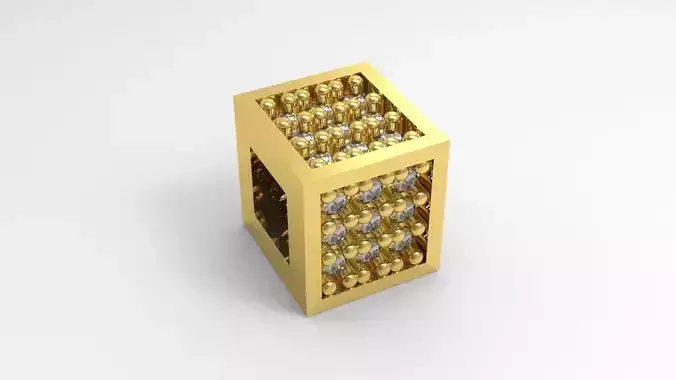 Charm square model  3d model