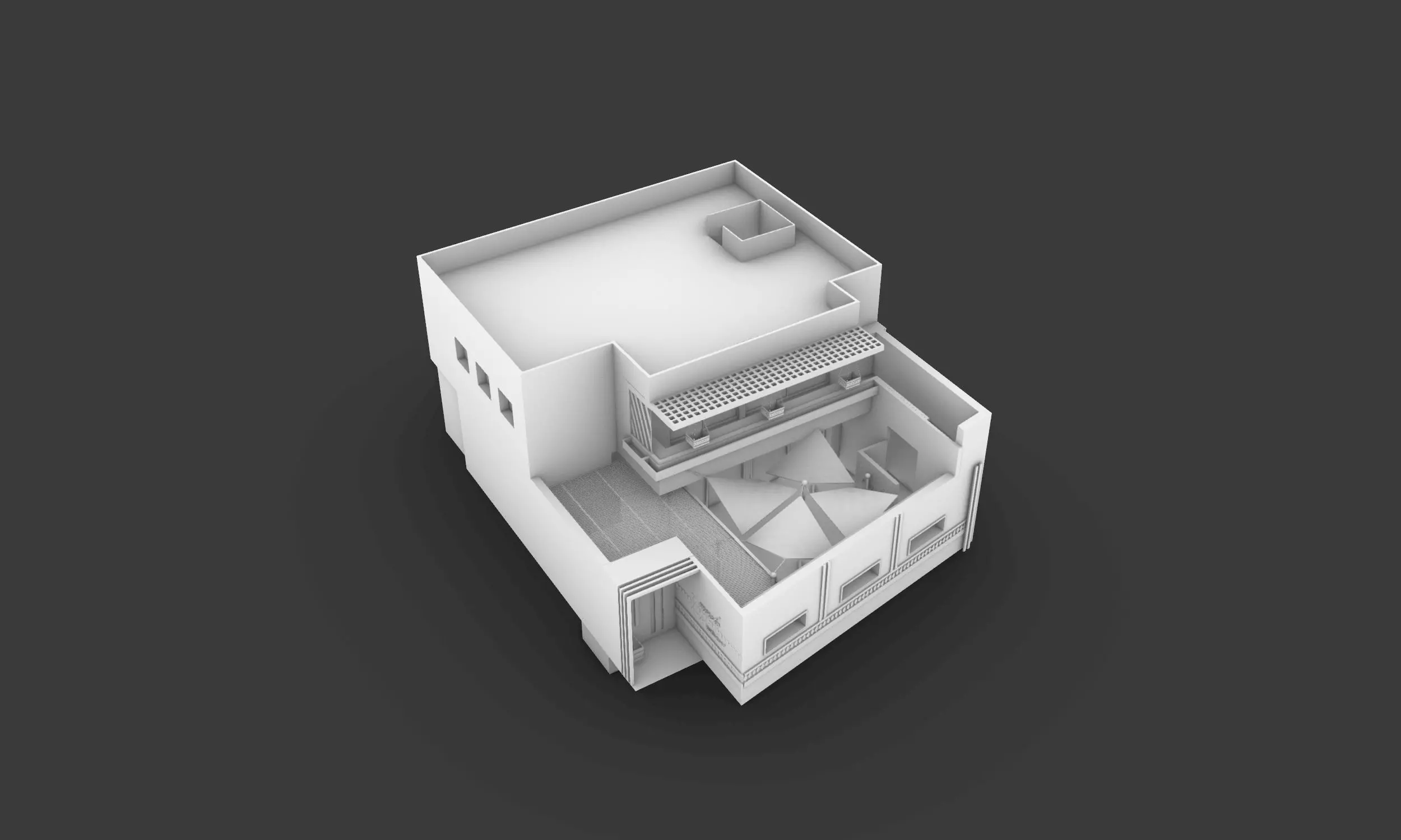 CAFE MORROCOO 3D model_0