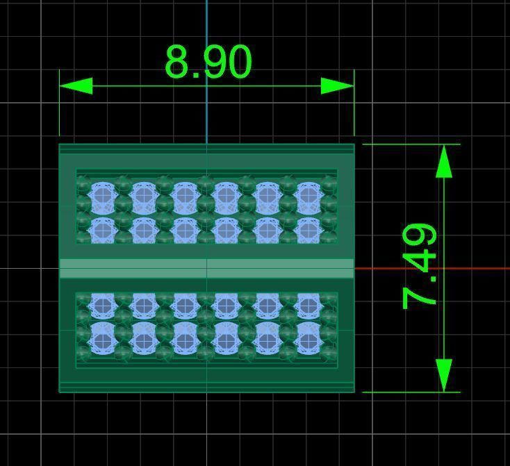 Charm hexagon model with stone 3D MODEL PRINTABLE 3D print model_2