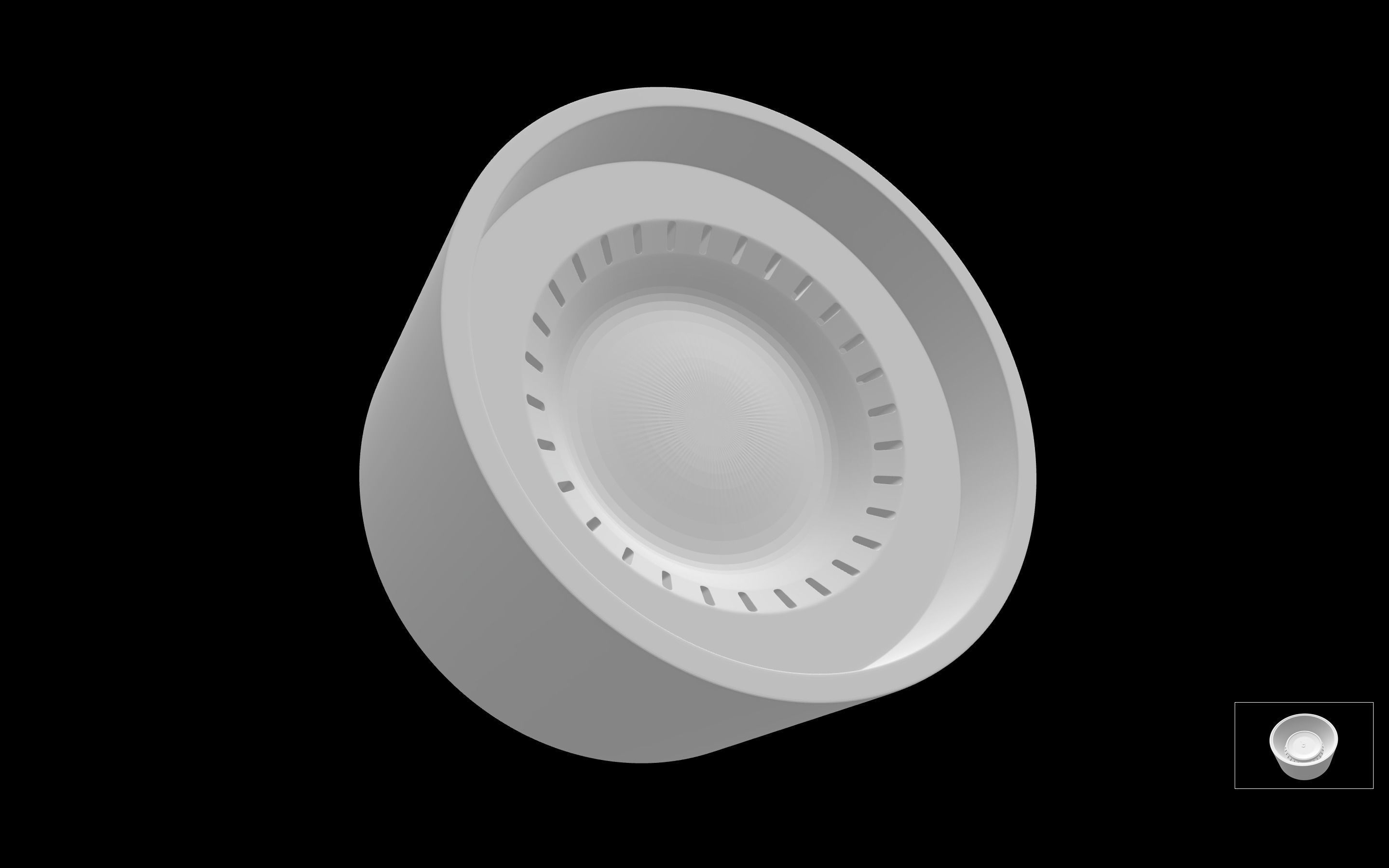 Bertone Runabout OEM scalable and printable rims 3D print model_3