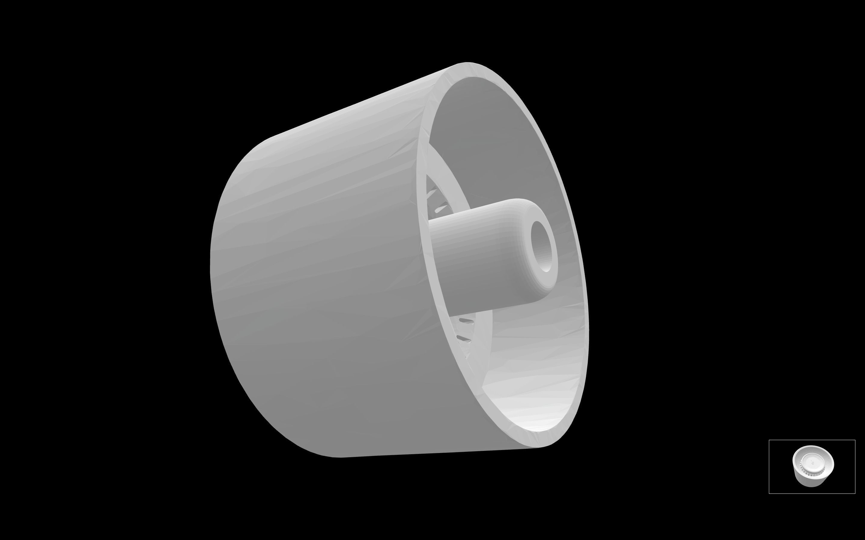 Bertone Runabout OEM scalable and printable rims 3D print model_4