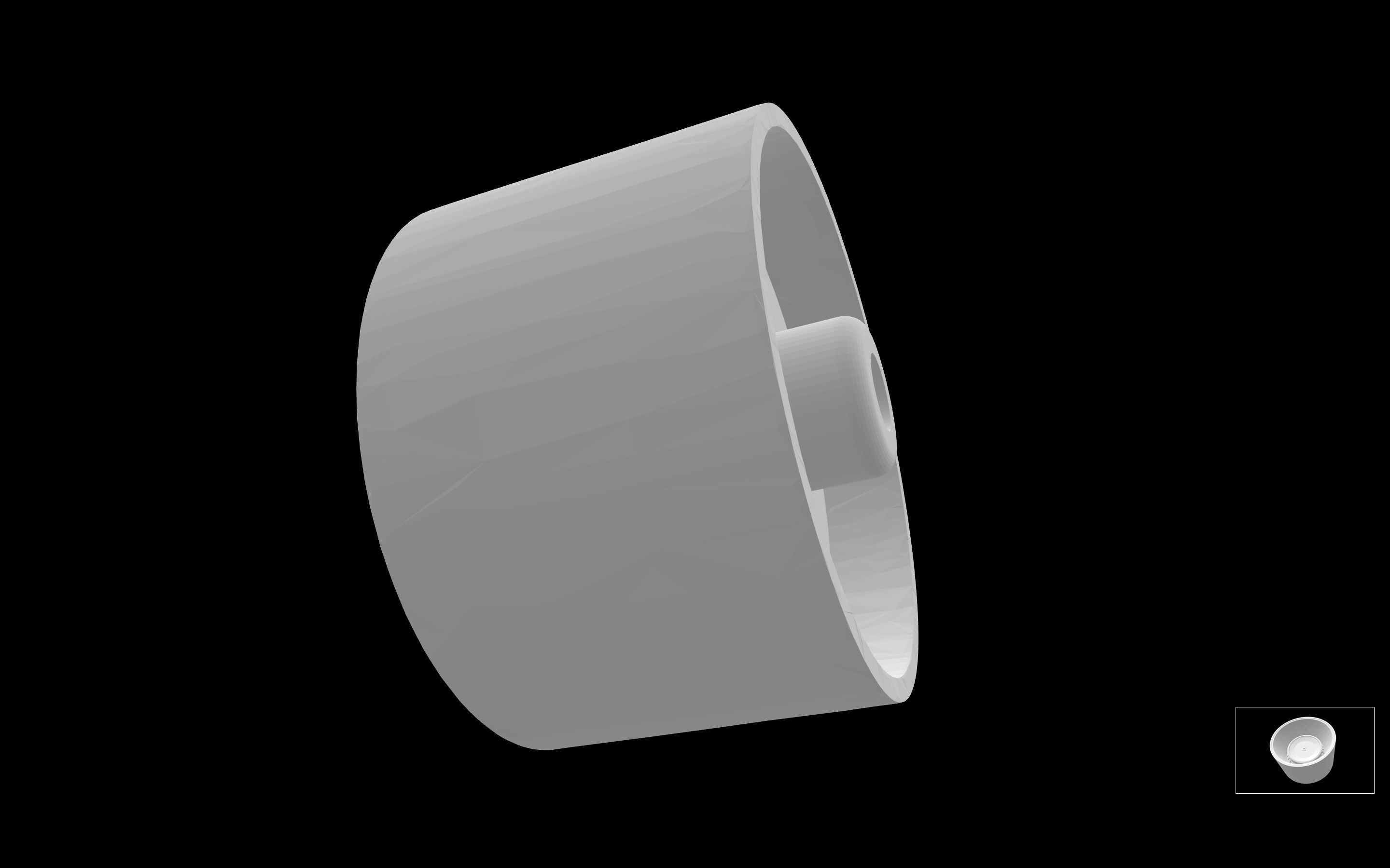 Bertone Runabout OEM scalable and printable rims 3D print model_7