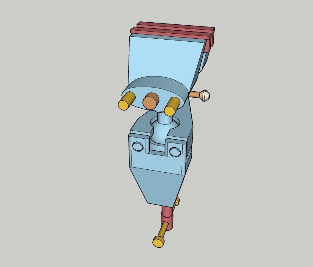 Rotary vise 3D model_3