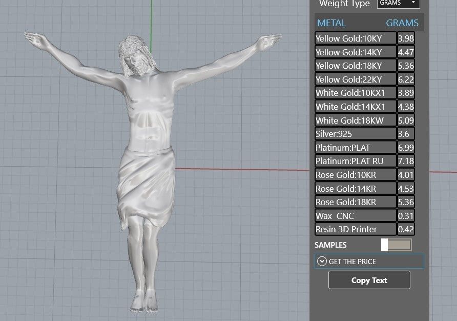 Crucifixion of Jesus Christ 3D print model_12
