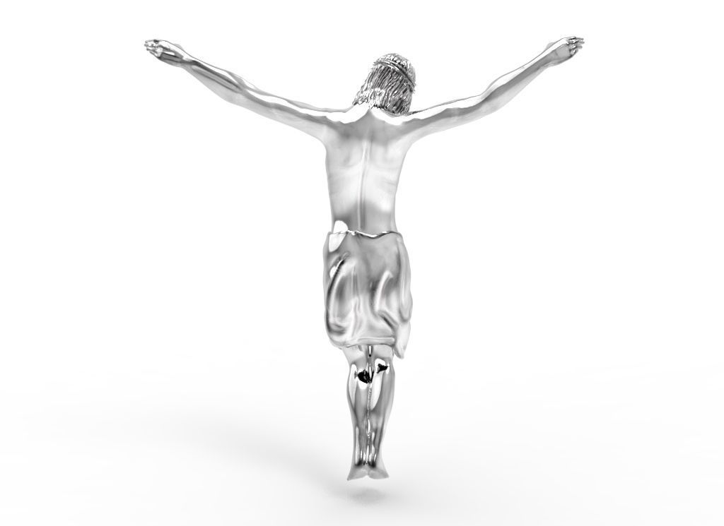 Crucifixion of Jesus Christ 3D print model_5