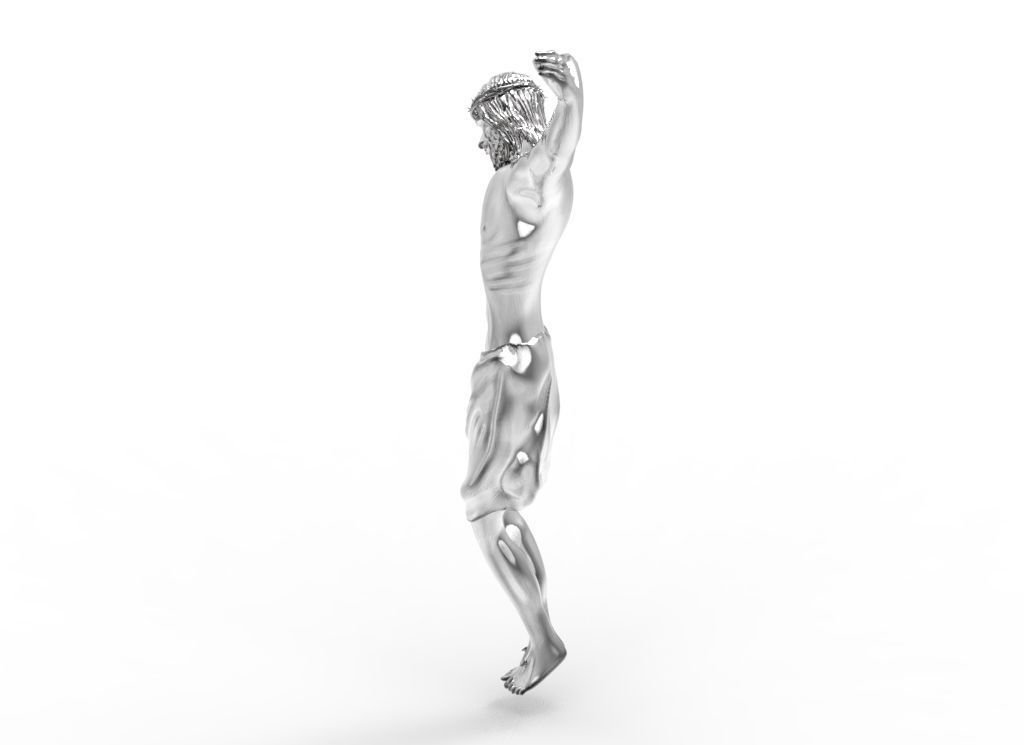 Crucifixion of Jesus Christ 3D print model_4