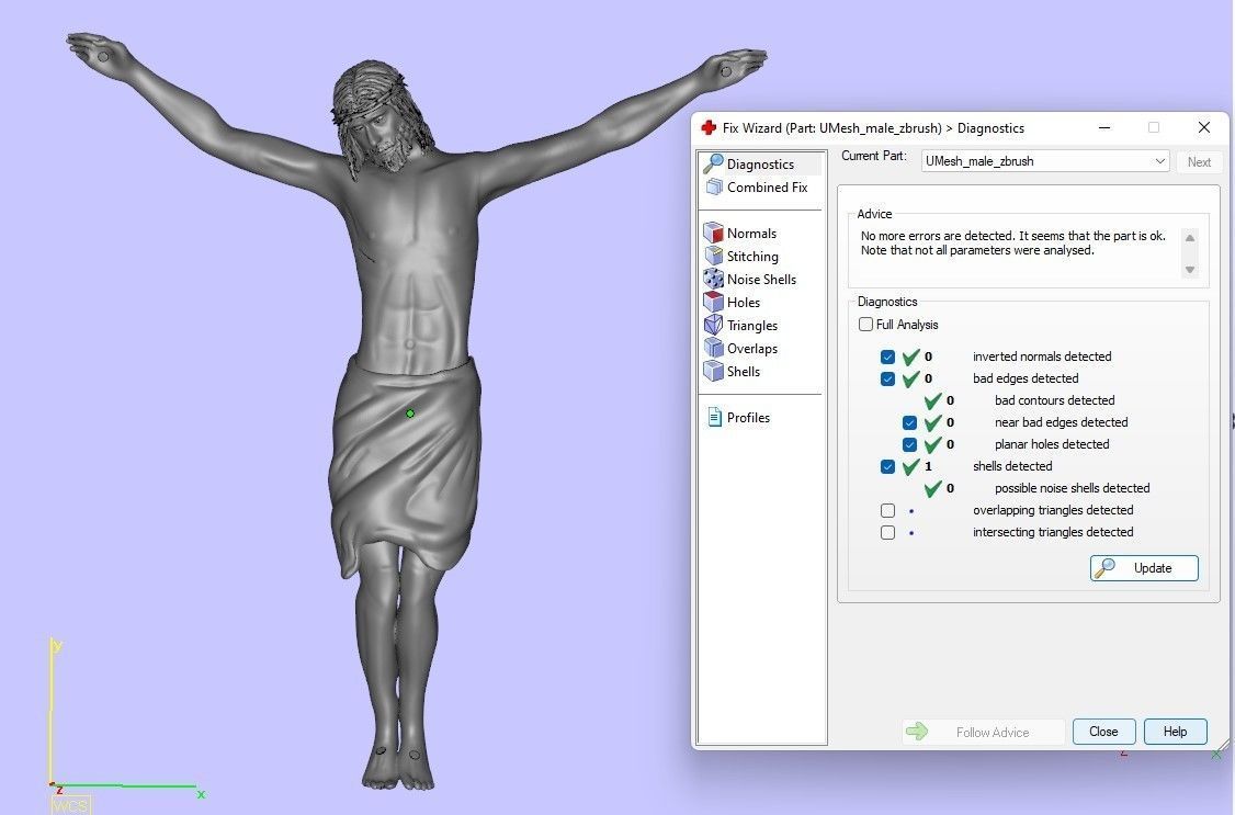 Crucifixion of Jesus Christ 3D print model_11
