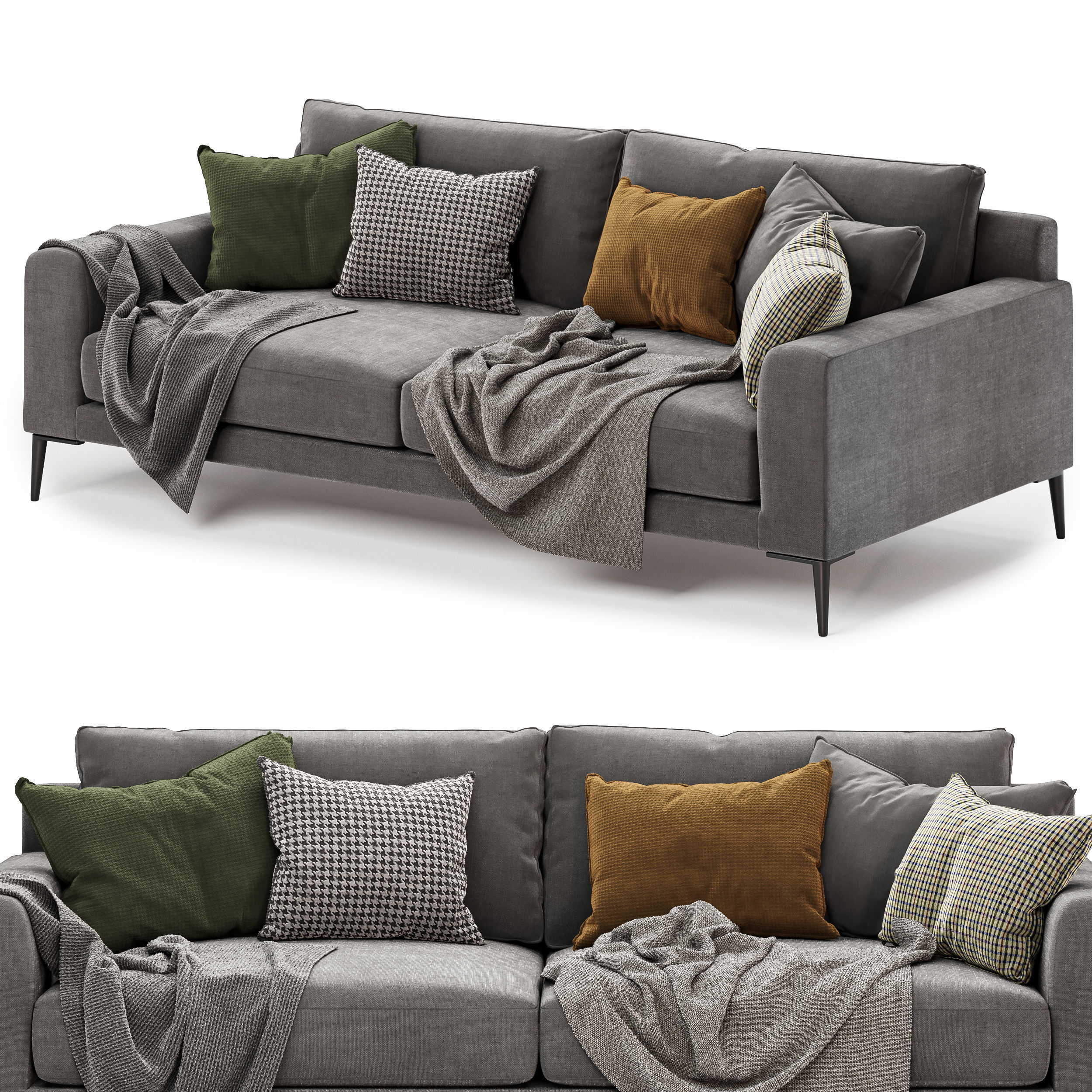 harper sofa 3D model_1