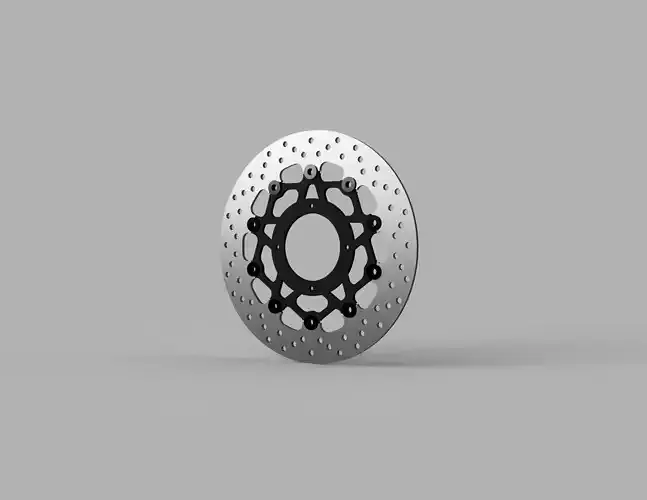Brembo brake disc 320mm Free low-poly 3D model