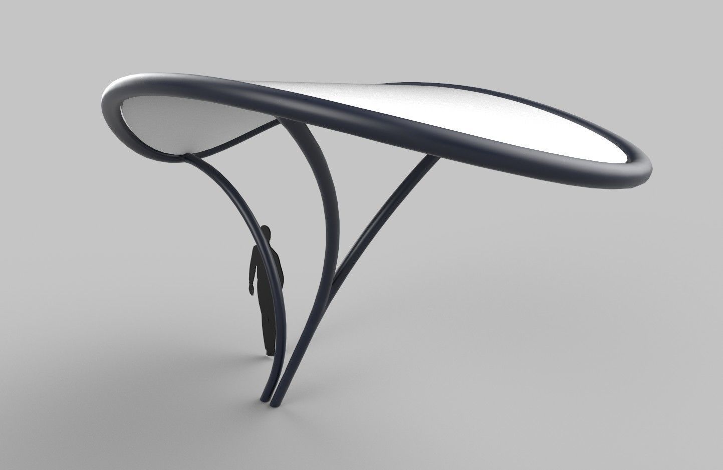 Tensile Canopy M2 Low-poly 3D model_6