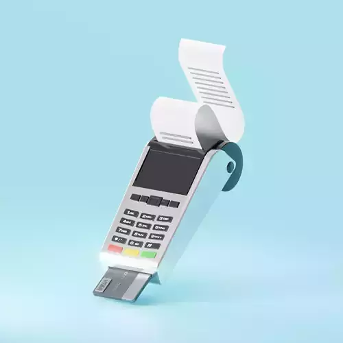 Simple Low Poly Isometric Debit Card EDC