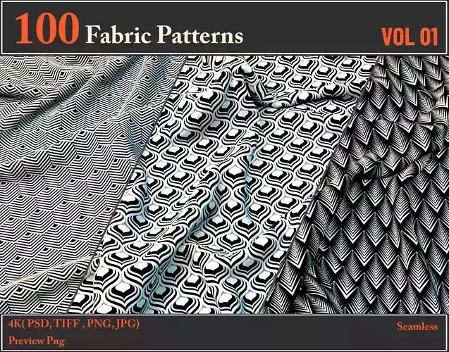 100 Fabric Pattern VOL 01
