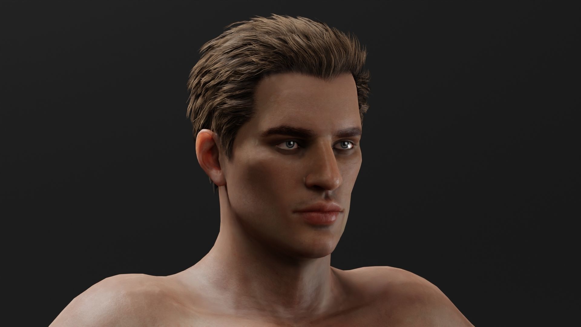 Realistic Male Character - Richard 3D model_1