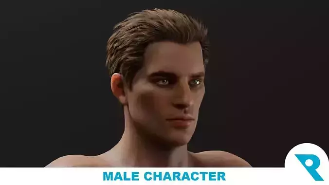 Realistic Male Character - Richard 3D model