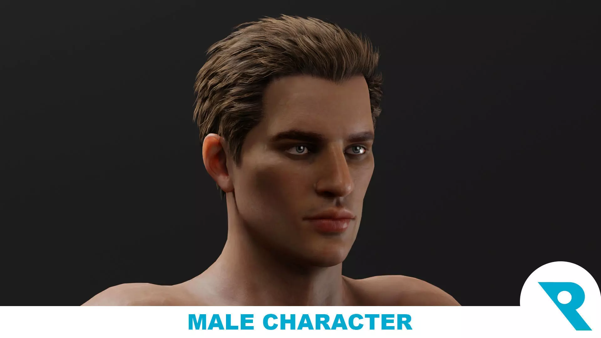 Realistic Male Character - Richard 3D model_0