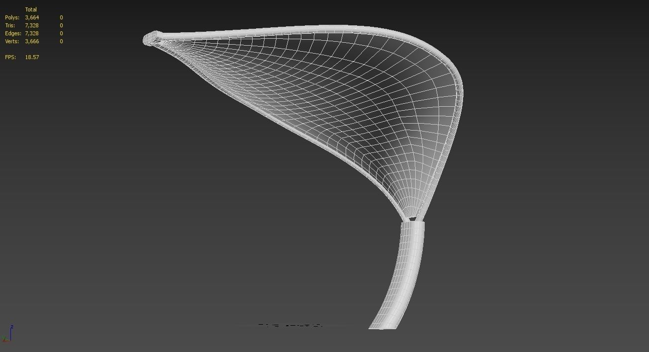 Tensile Canopy M3 Low-poly 3D model_14