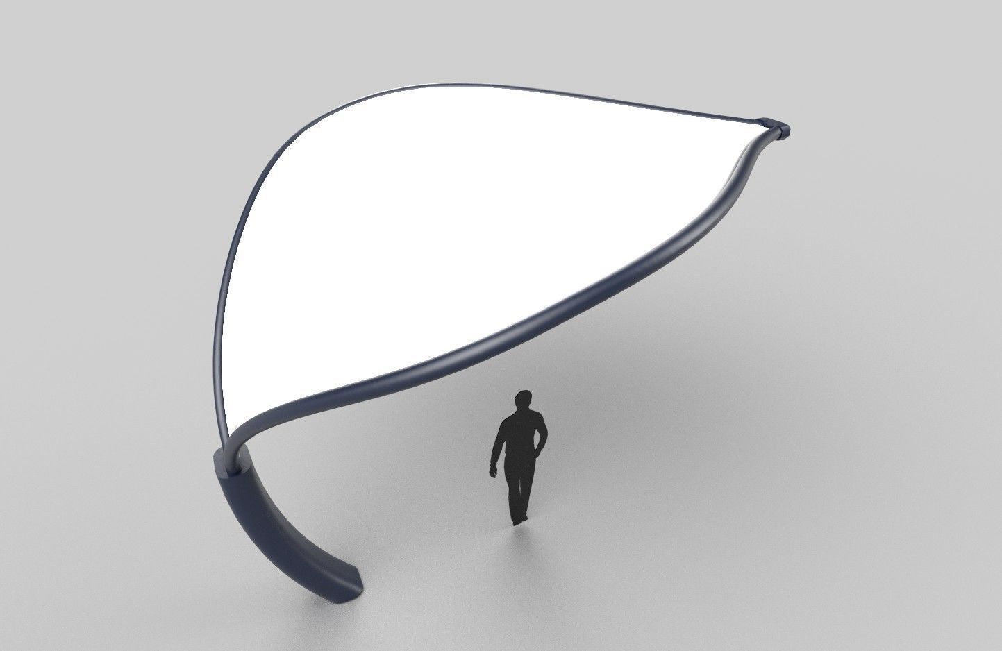 Tensile Canopy M3 Low-poly 3D model_11