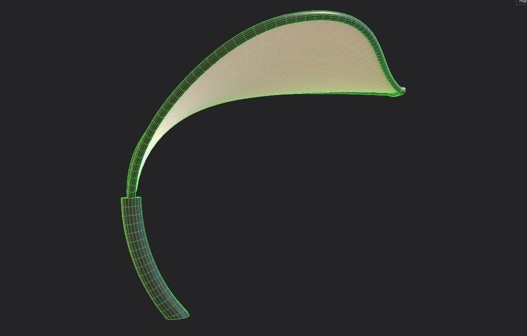 Tensile Canopy M3 Low-poly 3D model_13