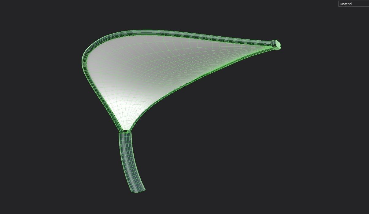 Tensile Canopy M3 Low-poly 3D model_3