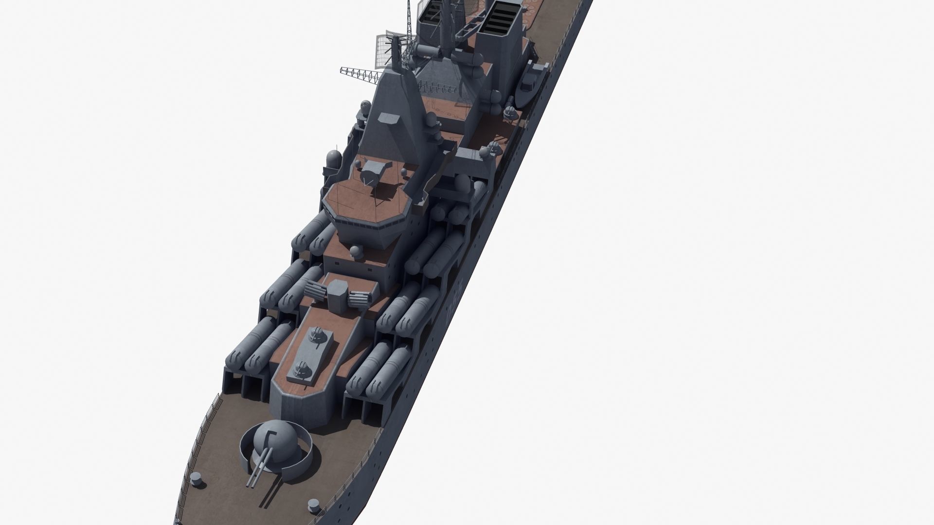 Russian Missile Cruiser 3D model_18