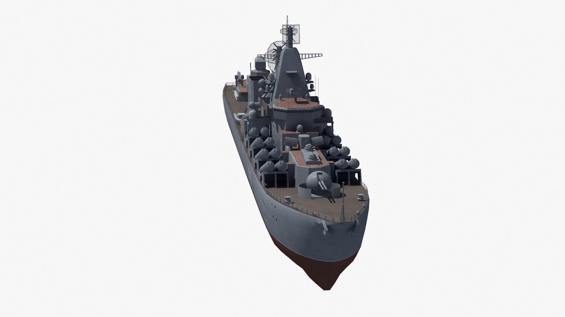 Russian Missile Cruiser 3D model_10