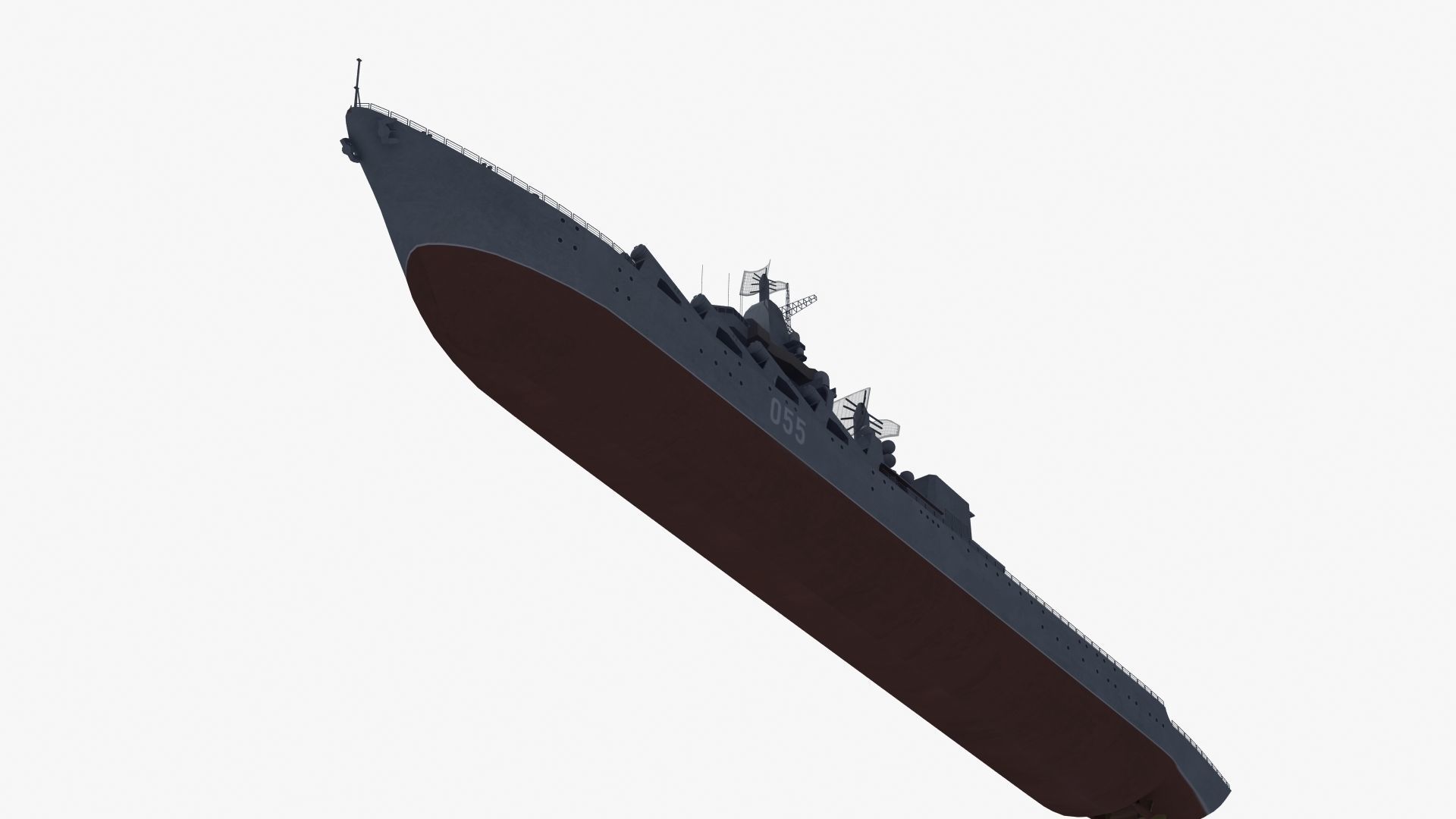 Russian Missile Cruiser 3D model_7