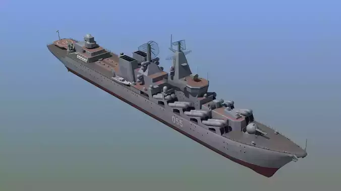 Russian Missile Cruiser 3D model