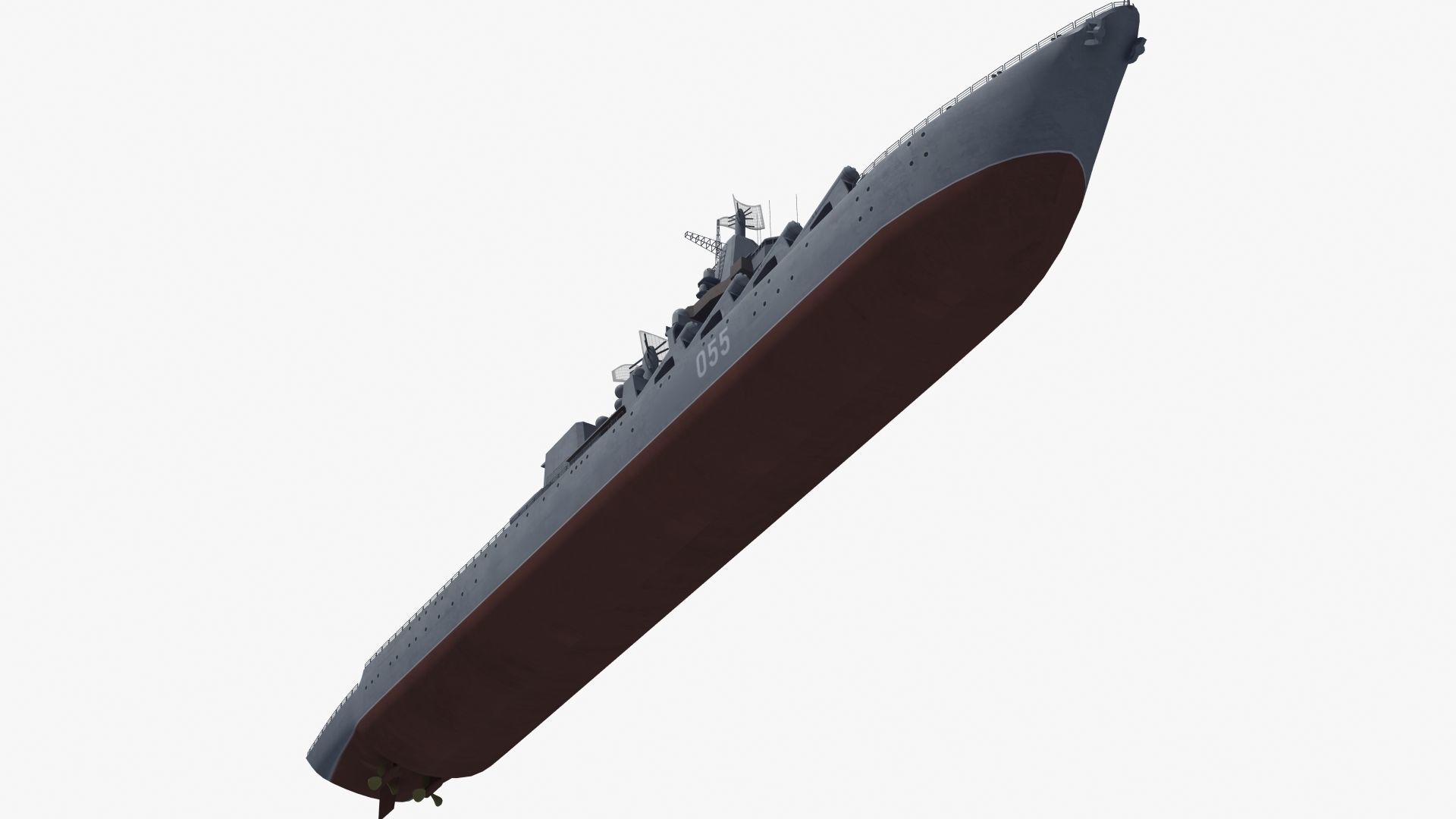 Russian Missile Cruiser 3D model_8