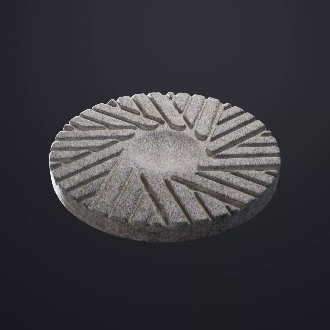 Viking Mill 3D model_0