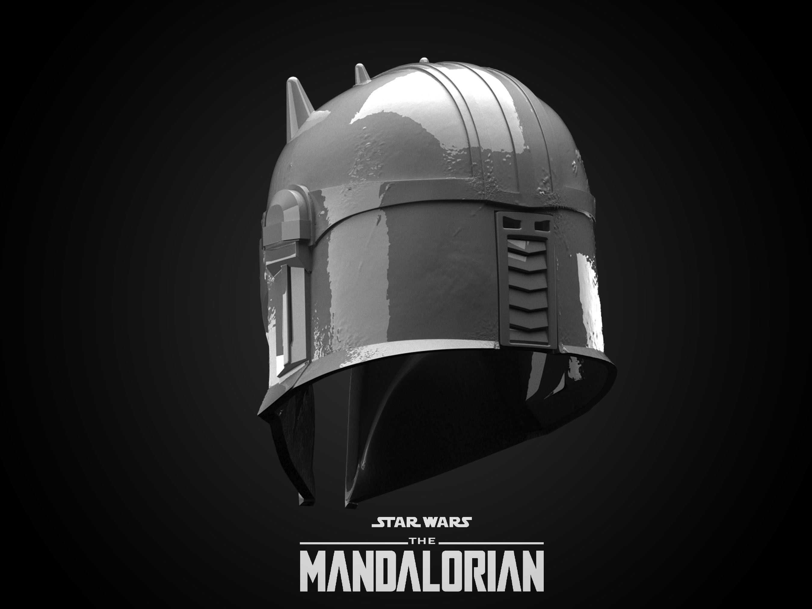 ARMORER HELMET The Mandalorian 3D print model_6