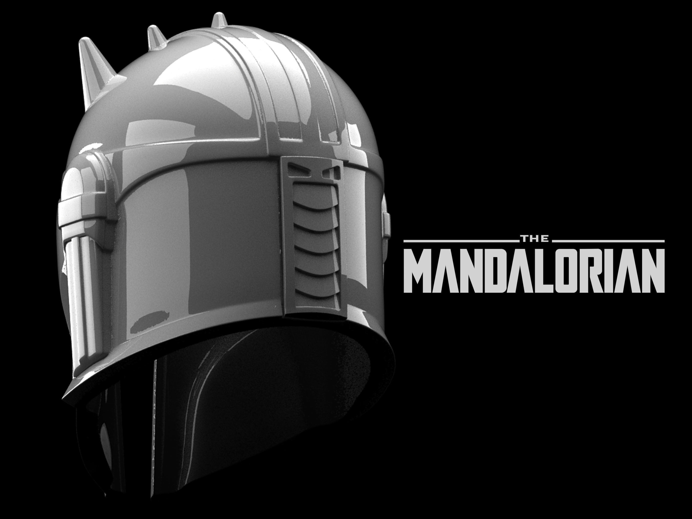 ARMORER HELMET The Mandalorian 3D print model_3