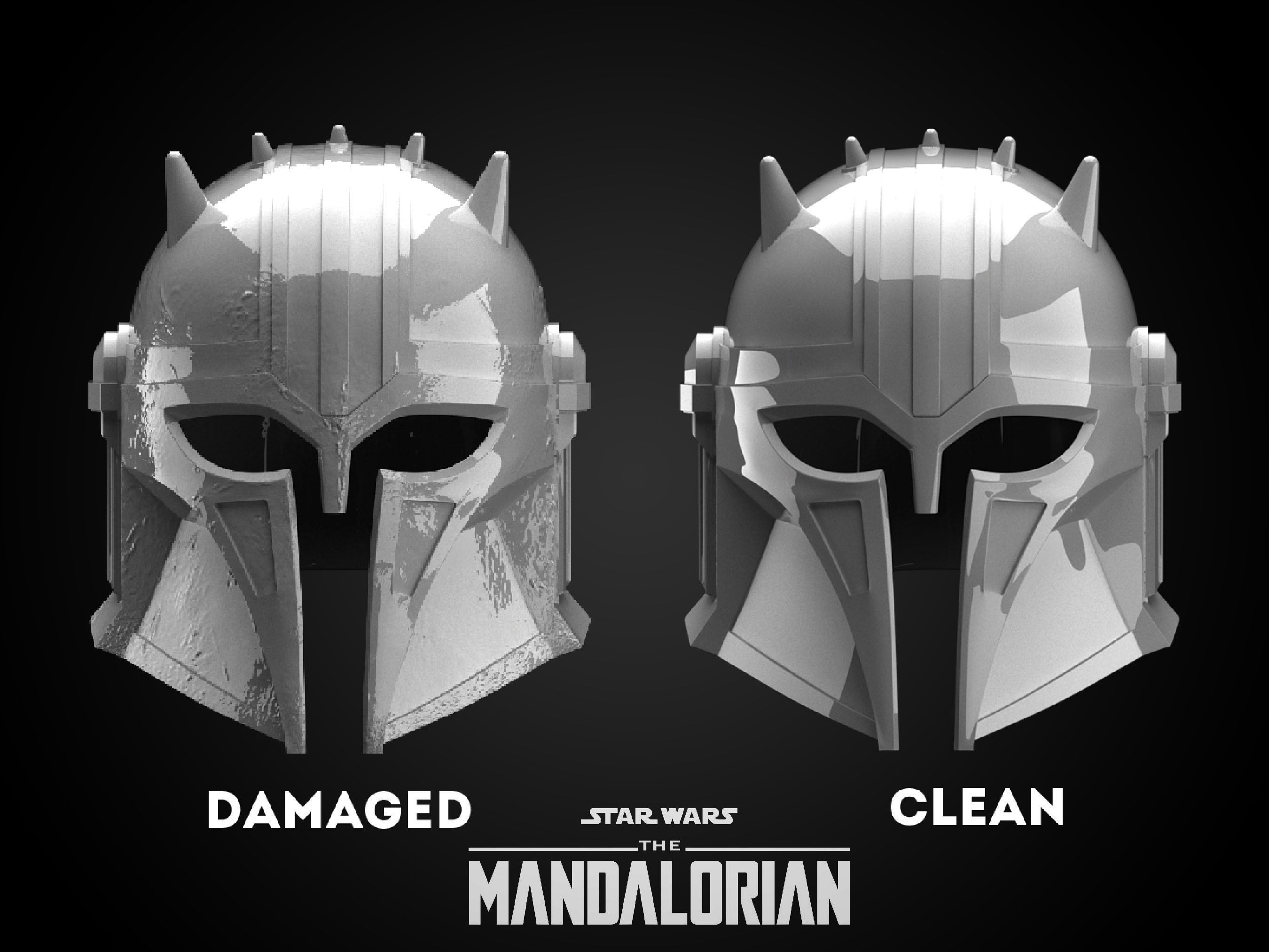 ARMORER HELMET The Mandalorian 3D print model_9