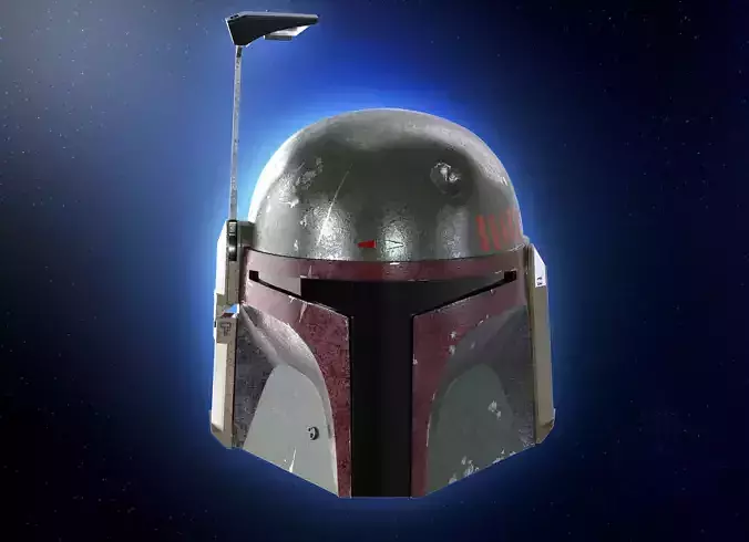 BOBA FETT HELMET The Book of Boba Fett 3d print model 