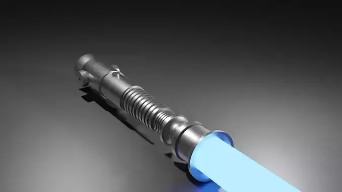 Ki Adi Mundi Lightsaber - 3D Print Model 3D print model