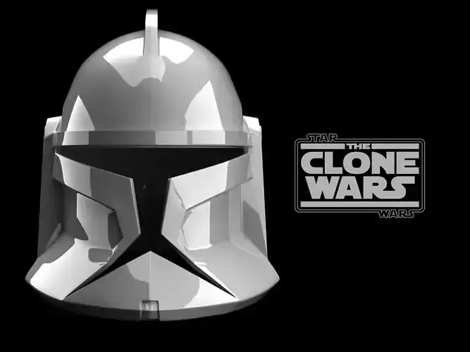 CLONE TROOPER P1 TCW helmet 3D print model
