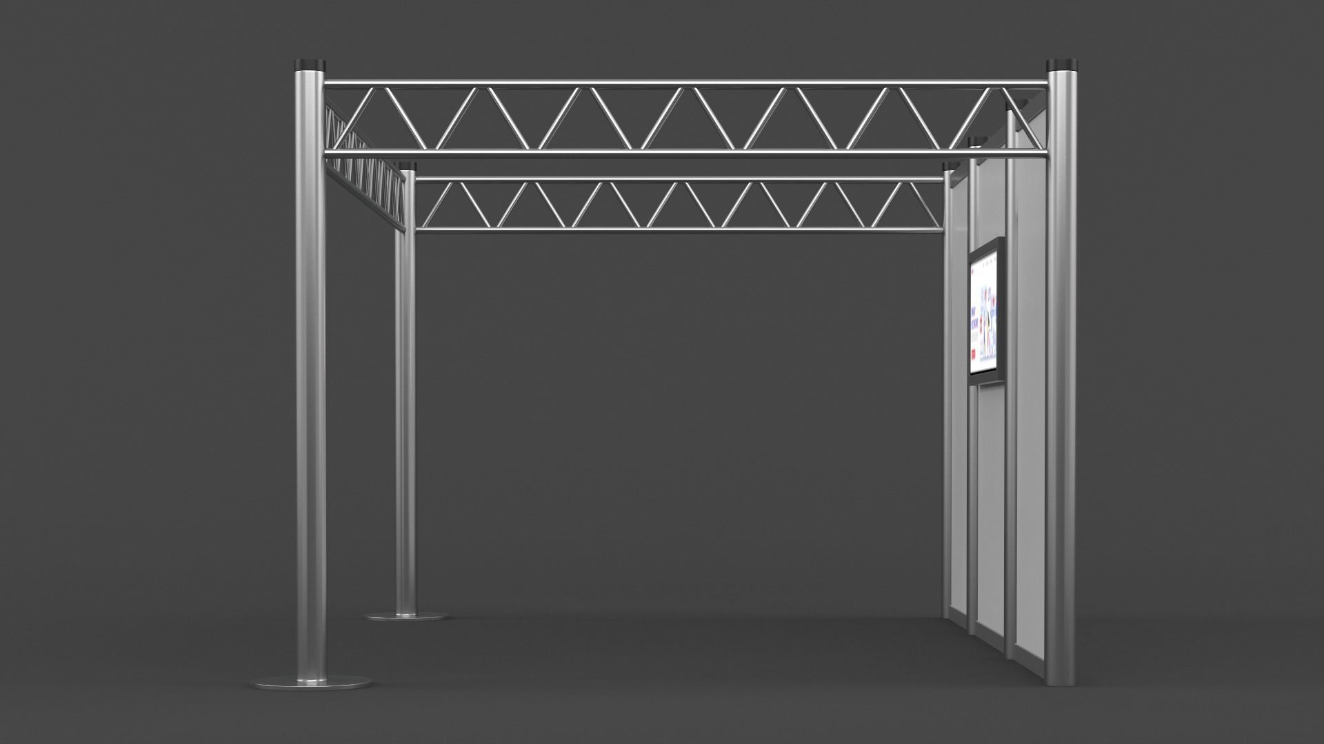 Exhibition Stand Design 3D model_2