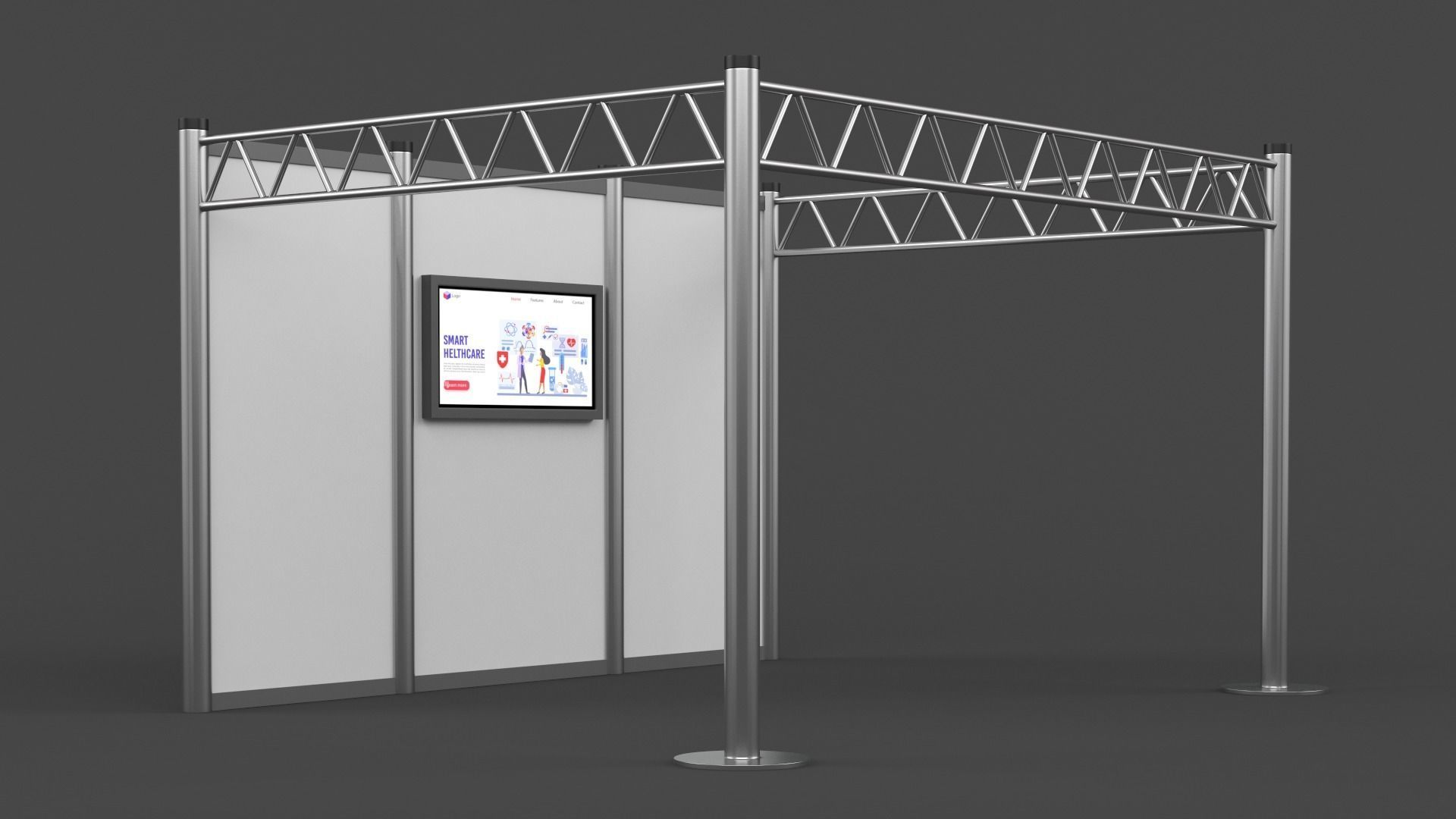 Exhibition Stand Design 3D model_5