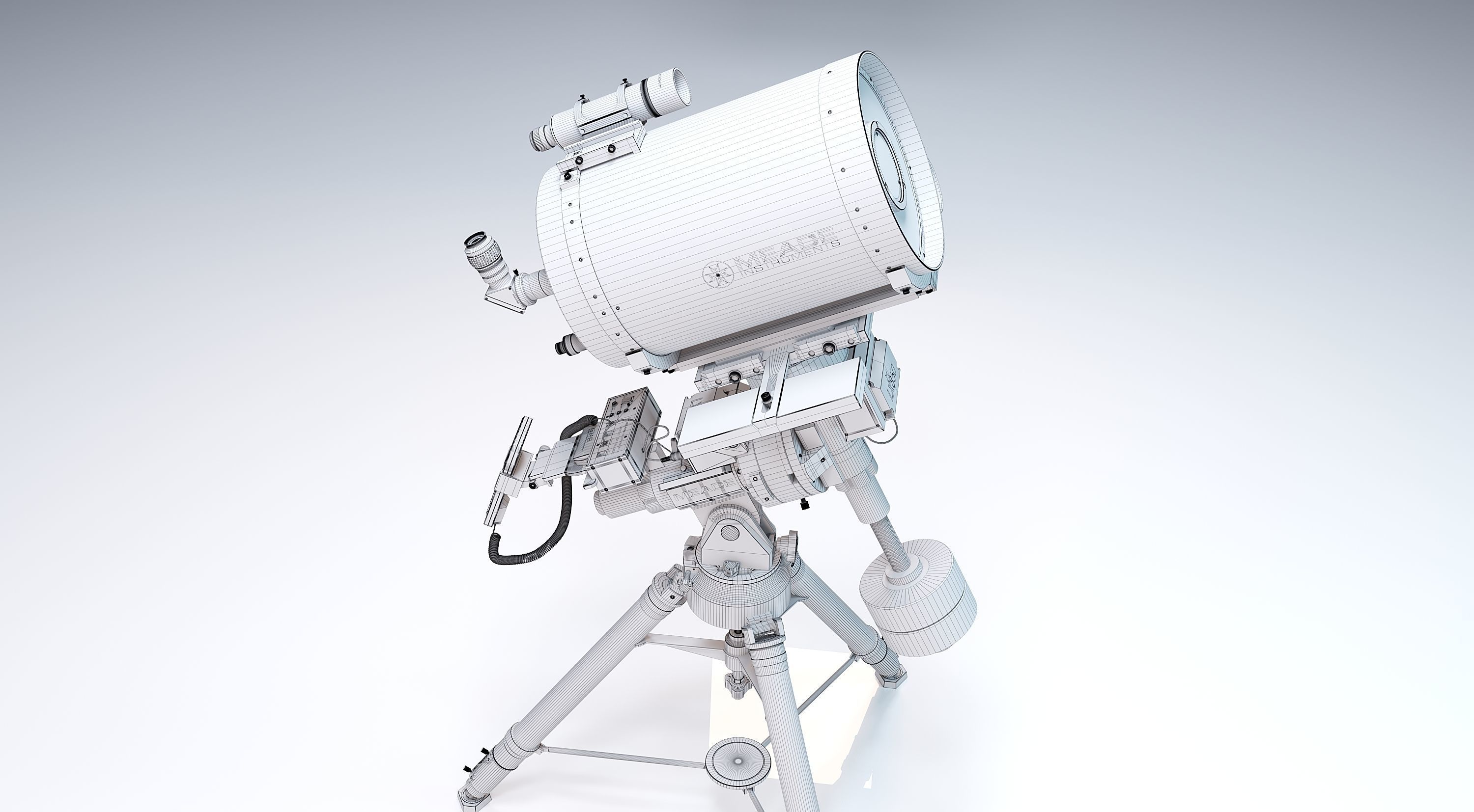 Telescope Meade 12 F-8 ACF LX850 3D model_7