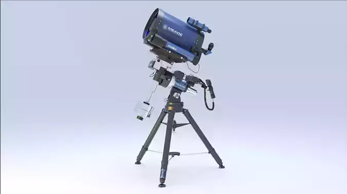 Telescope Meade 12 F-8 ACF LX850 3D model