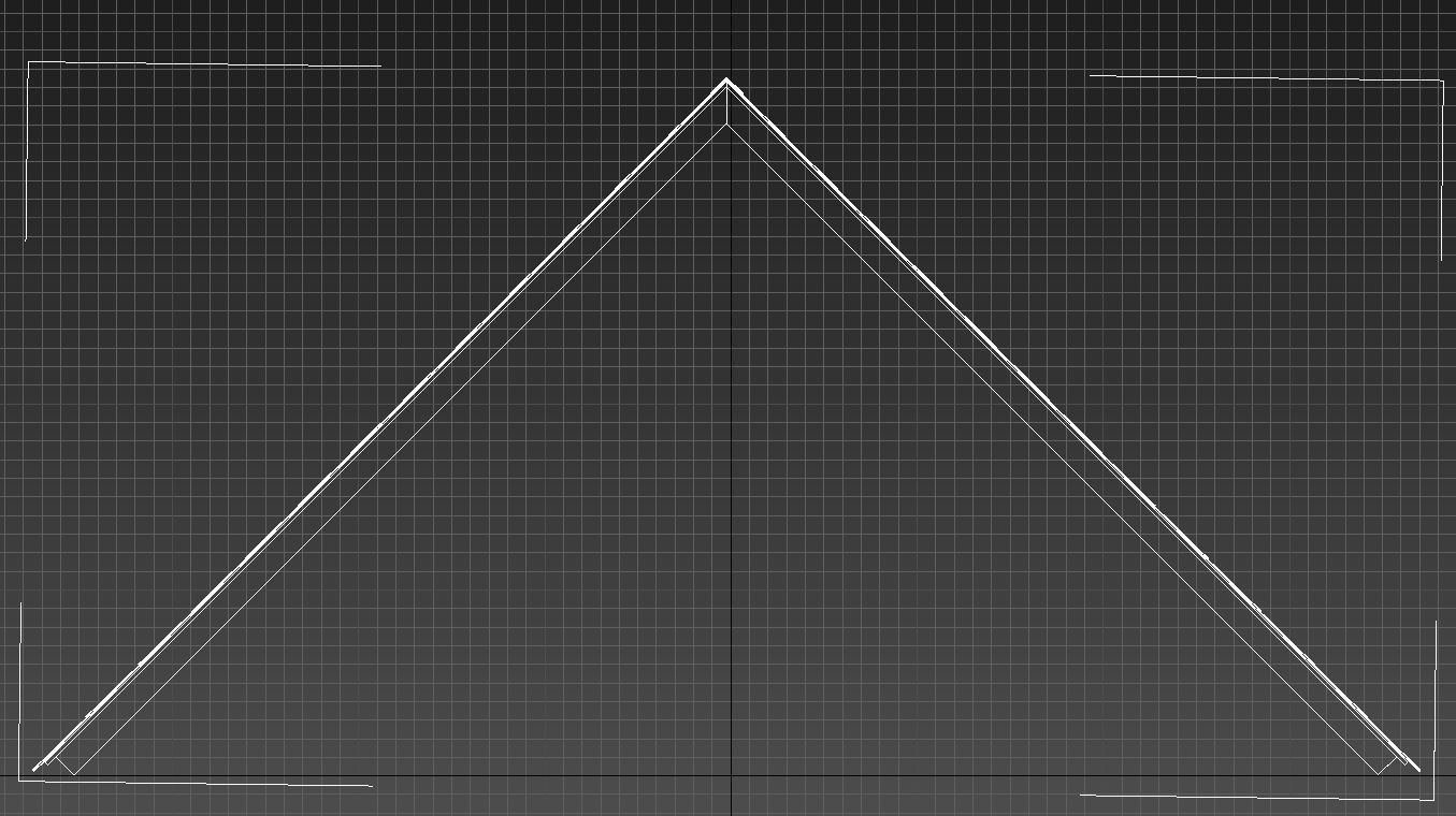 Roof shingles ceiling 3D model_13