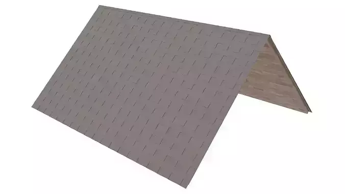 Roof shingles ceiling 3D model