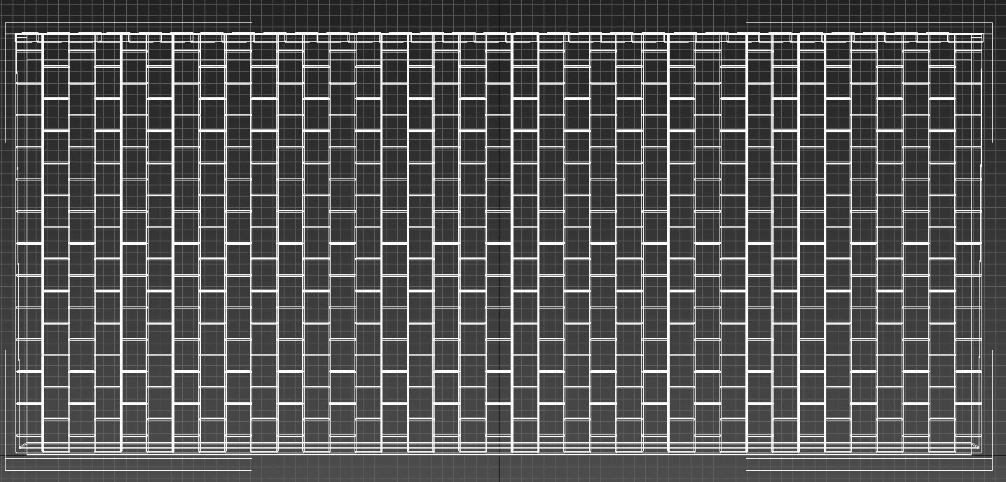 Roof shingles ceiling 3D model_14