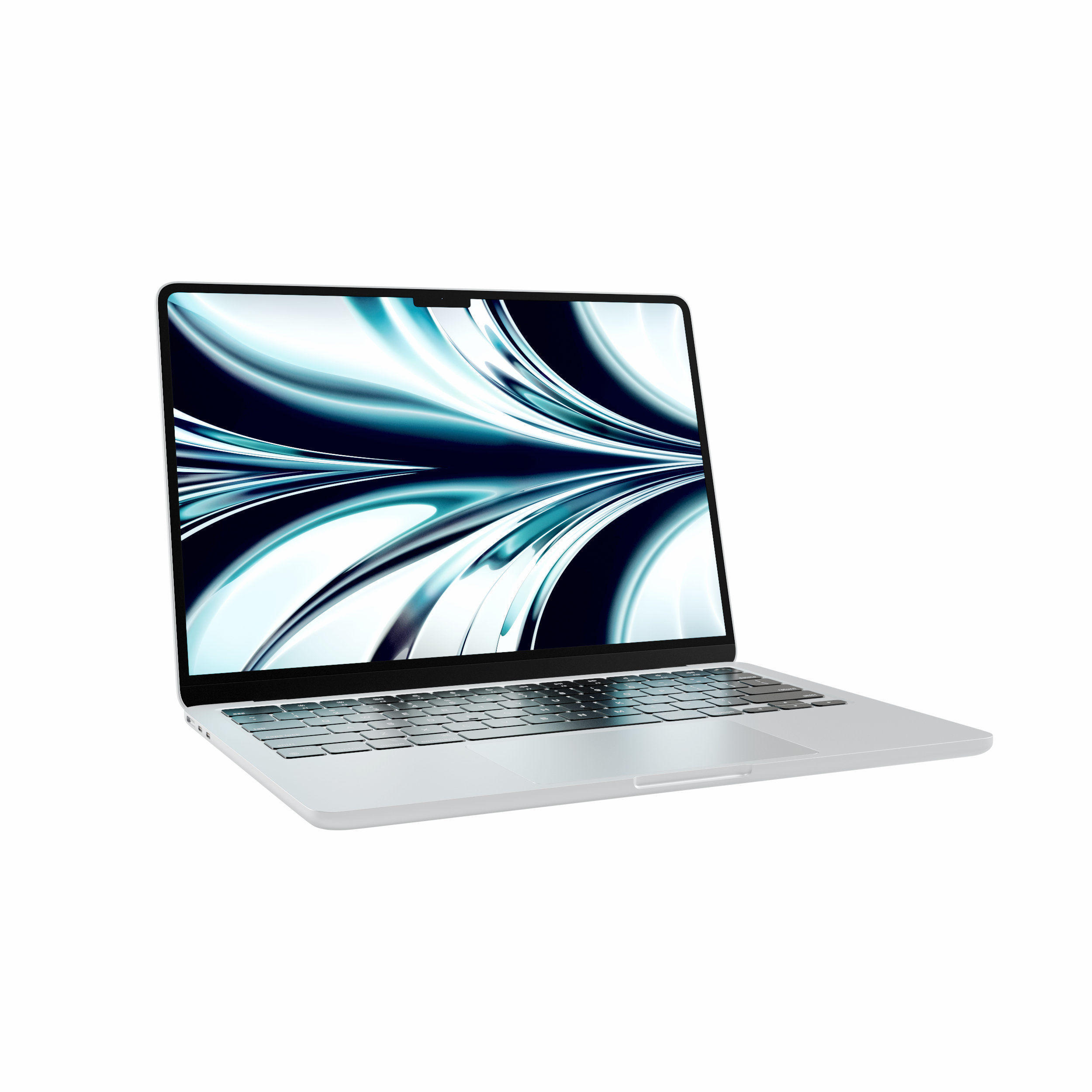 MacBook Air M2 laptop by APPLE 3D model_5