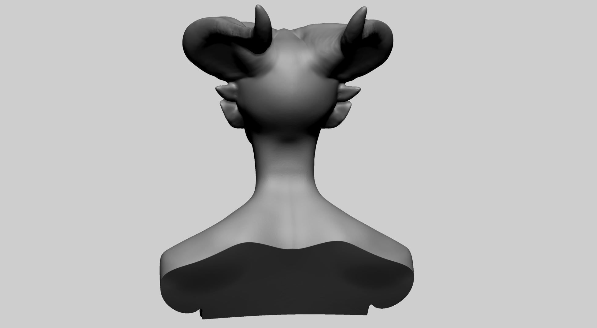 Fantasy Female Head I 3D model_4