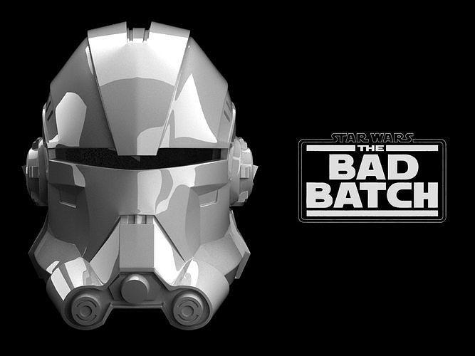 ECHO HELMET Bad Batch 3D print model