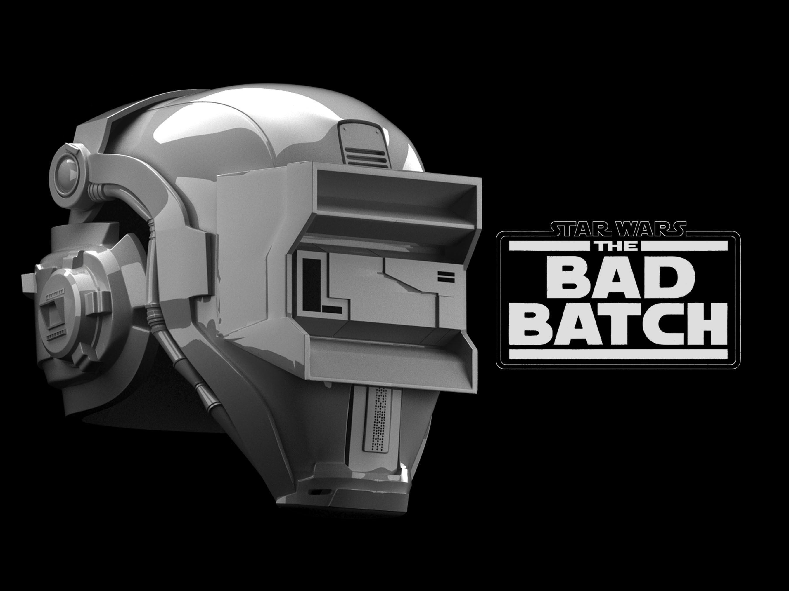 ECHO DROID HELMET Bad Batch 3D print model_3