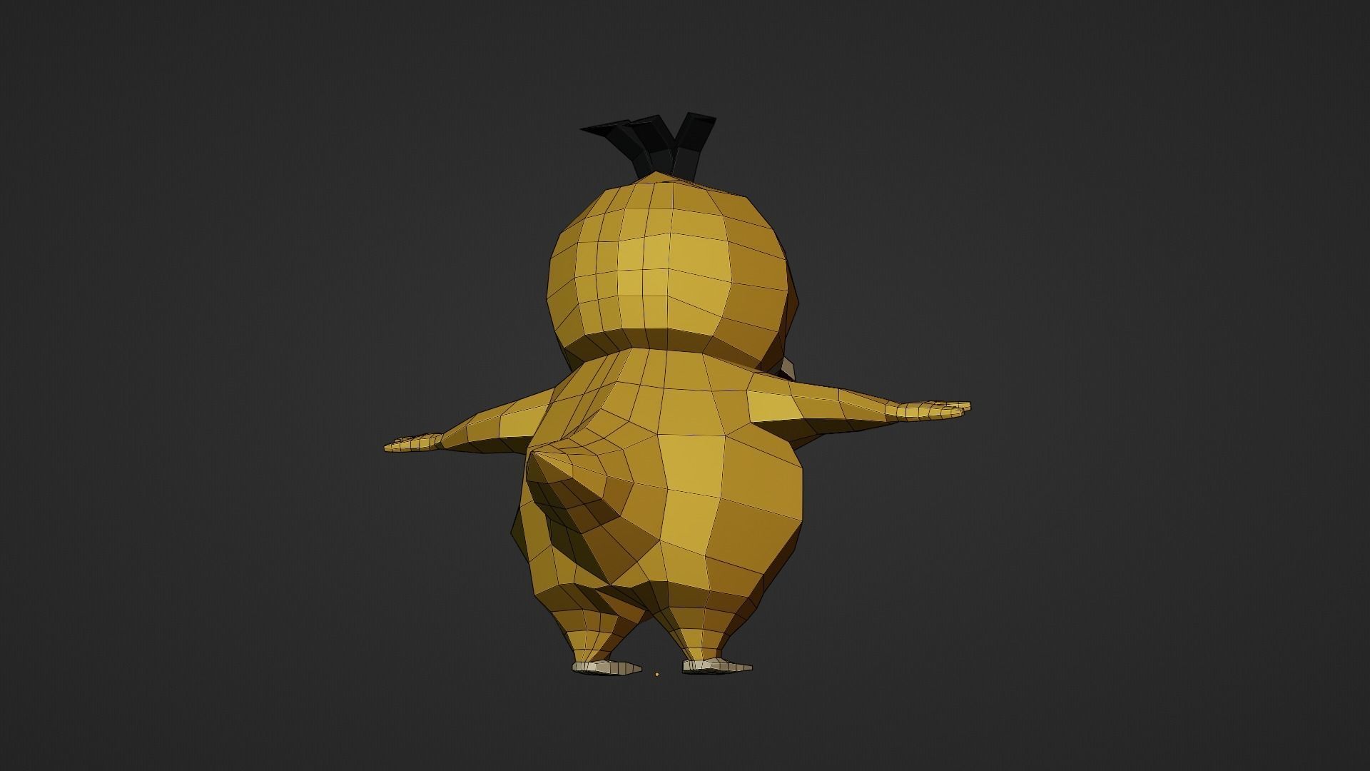 Pokemon duck Low-poly 3D model_11