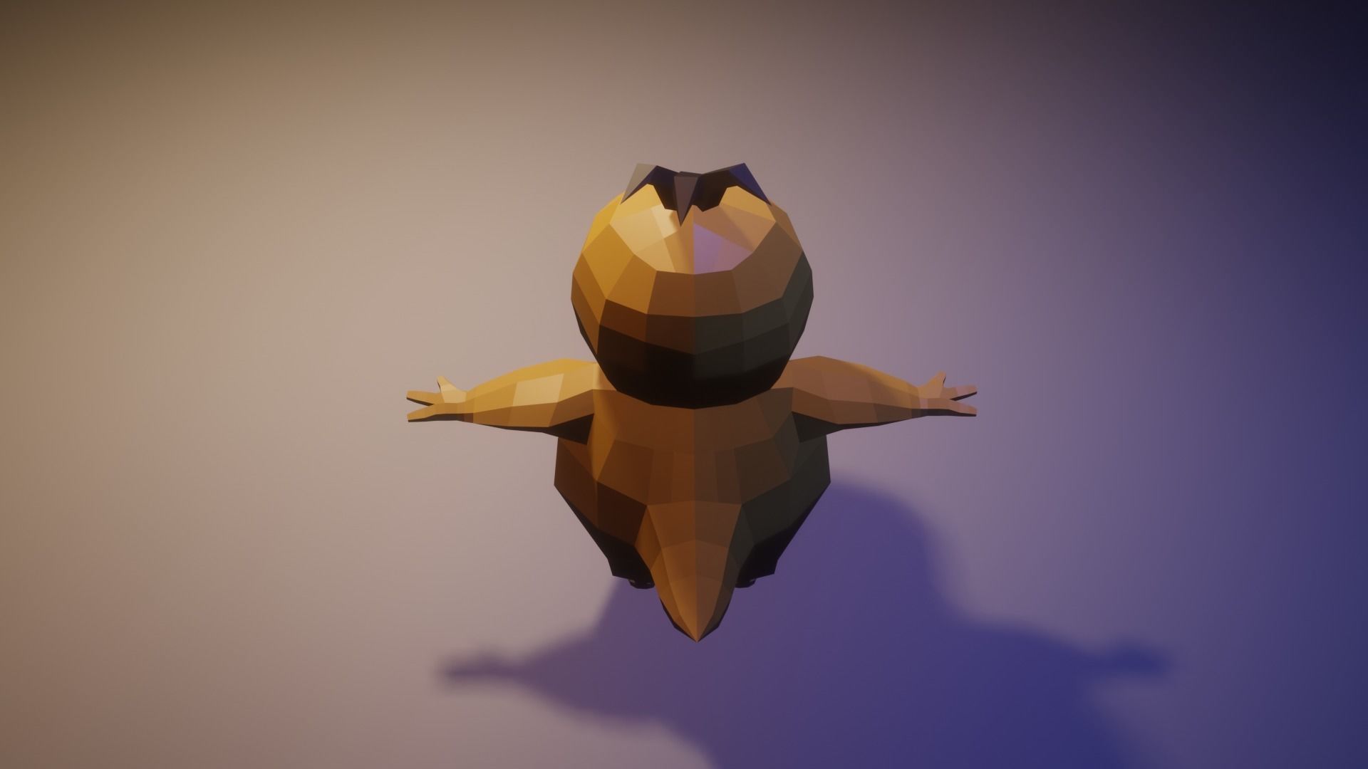Pokemon duck Low-poly 3D model_8