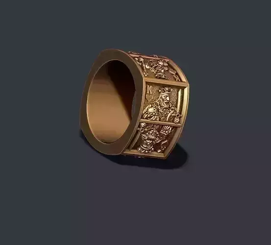 playing cards Kings pairs ring