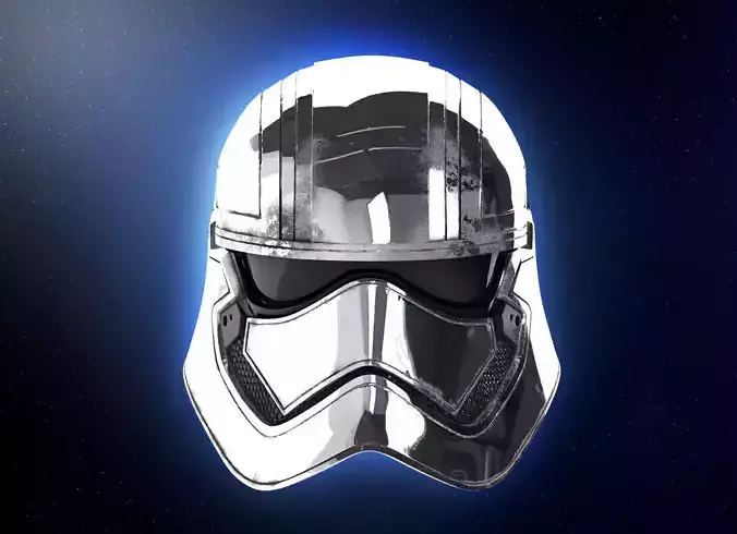 Captain Phasma helmet TFA 3d print Star Wars 